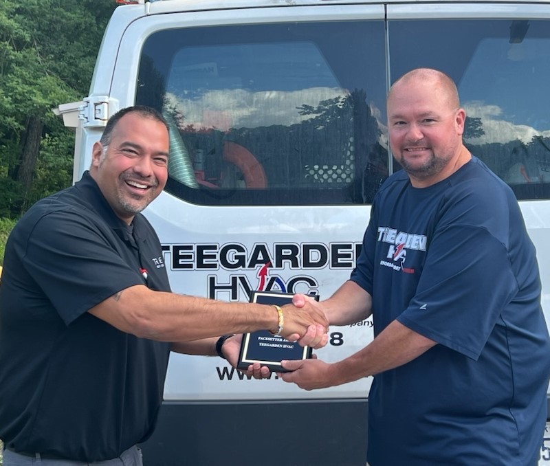 Teegarden HVAC Pacesetter Award by Trane, Inc